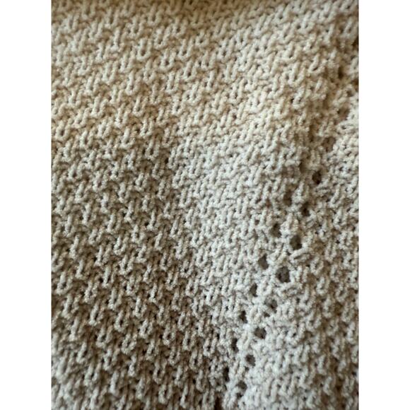 Lauren Conrad Beige Tie Hem Turtleneck Sweater Women’s L Knit Pullover Cozy Fall - Picture 4 of 8